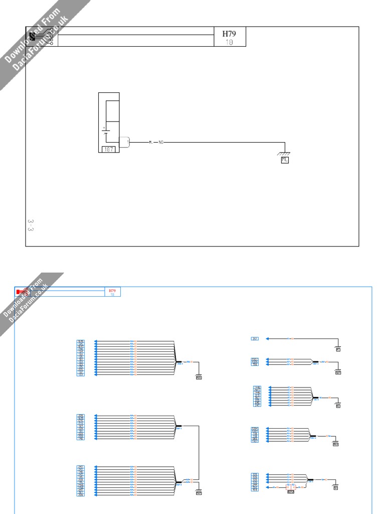 Dacia Duster Electrical Wiring Diagrams PDF Renault