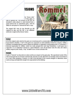 Rommel Operational Revisions