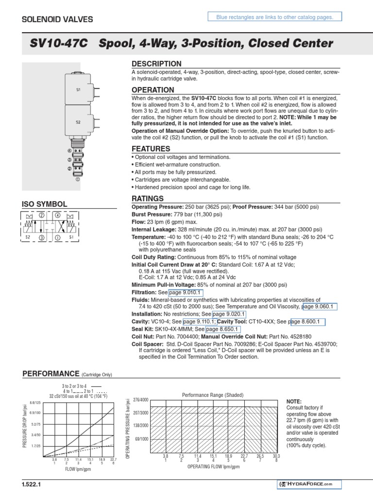 SV10 47C | PDF | Viscosity | Valve
