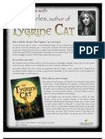 The Tygrine Cat by Inbali Iserles - Q&A With Author