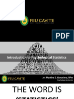 Introduction to Psychological Statistics