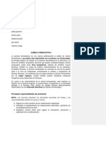 Informe Etica - QUIMICA FARMACEUTICA