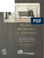 Vejez Memoria y Ciudad Libro PDF