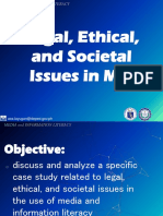 Legal, Ethical & Societal