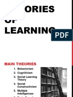 The Theories of Human Learning - Lecture 01