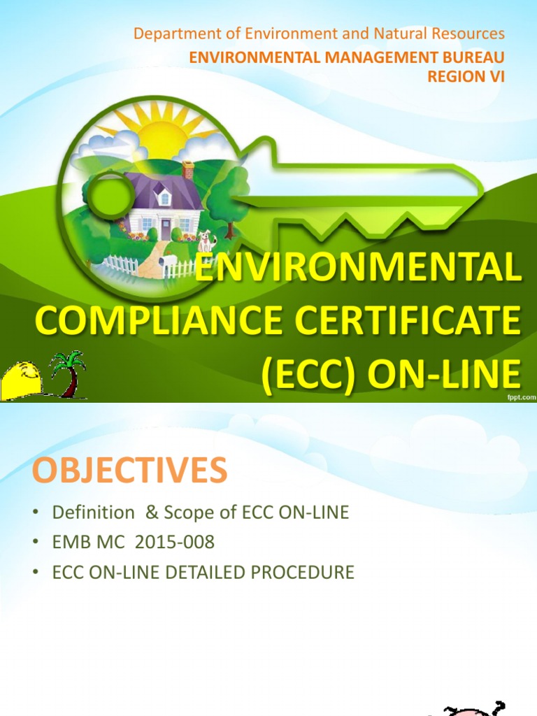 ECC Online Application Process Guide | PDF | Environmental Impact ...