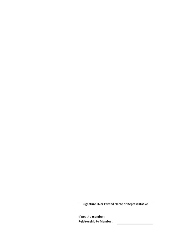 Member Representation Details | PDF