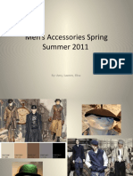 Men's Accessories Spring Summer 2011: By: Amy, Lauren, Elisa