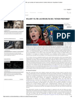 Hillary y El FBI - Las Revueltas Del - Estado Profundo - Katehon Think Tank. Geopolitics & Tradition