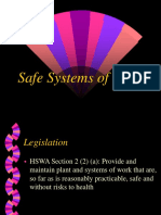 Safe Systems of Work