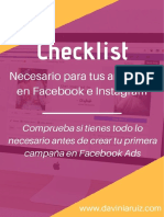 Checklist Campaña Tráfico Frío