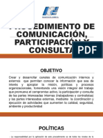 Comunicación, Participación y Consulta