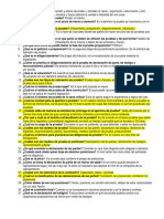 Cuestionario Derecho Procesal Civil I