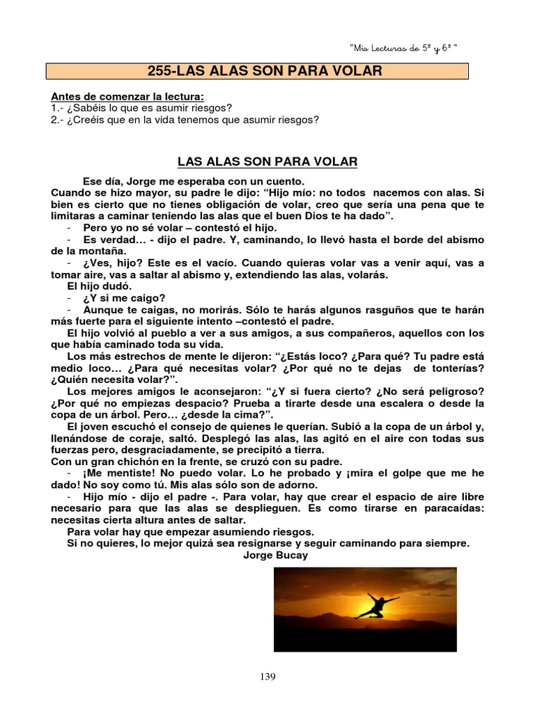 Las Alas Son Para Volar Pdf