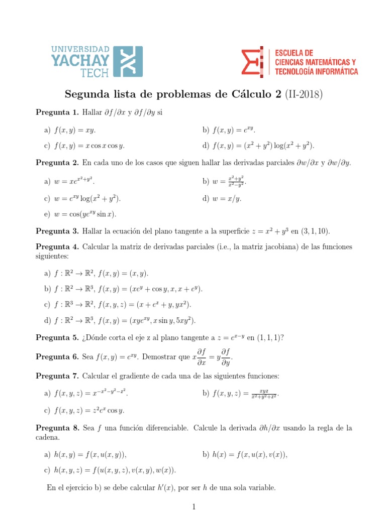 Ej2 Derivadas Pdf Derivado Funcion Matematicas