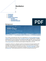 100 Days of Meditation - Google Drive PDF