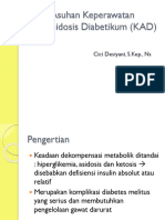 Asuhan Keperawatan Ketoasidosis Diabetikum (KAD)