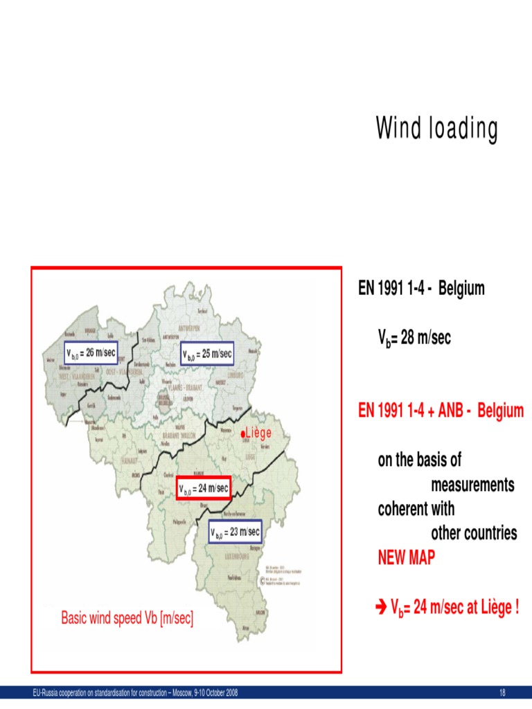 Wind Speed Standards in Belgium | PDF