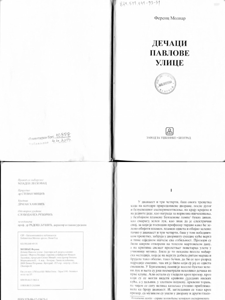 Дечаци Павлове улице PDF | PDF