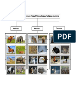 Bagan Klasifikasi Hewan Berdasarkan Jenis Makanannya PDF