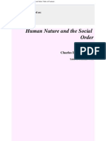 Cooley - Human Nature and The Social Order - New York - Scribner S Sons - 1922