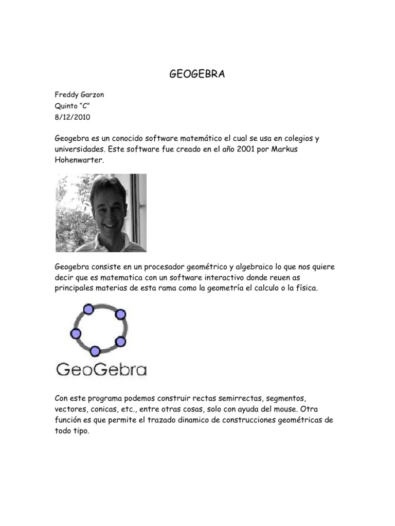 Introducción a GeoGebra Gratis | PDF