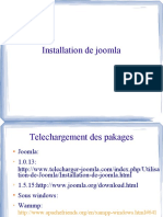 Etape Installation Joomla