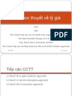 5. Các học thuyết về tỷ giá