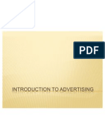 Introduction to Advertising