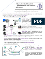 RESEAU - Fiche Connaissance - Composants D'un Réseau - Architecture D'un Réseau Local