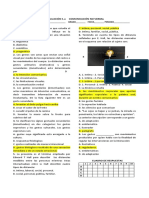 Evaluación Comunicación No Verbal Grado 10