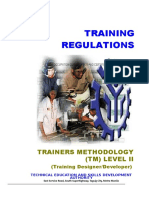 TR Trainers Methodology Level II
