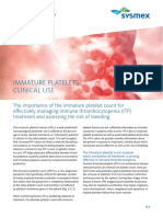 Immature Platelet Fraction (IPF)