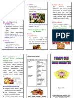 Leaflet Diet Penderita Diabetes