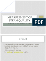 Measurement of Steam Quality