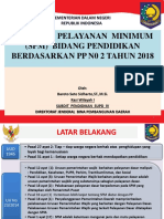 Sulut SPM Berdasarkan PP No 2 Tahun 2018