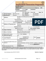 Pmegp Application Form PDF