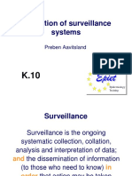 K10. Evaluation of Surveillance System