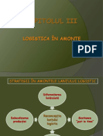 3 - Logistica În Amonte