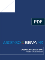 Partidos Del Ascenso MX 2020