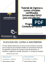 Tutorial para Cursos SIIGO PDF