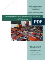 EDUCALIDAD #8 - Contexto Educativo y Formacion Docente - J.F. Juarez-E.Garcia