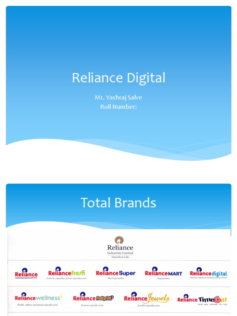 Reliance Digital Yash Project | PDF