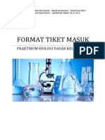 Format Tiket Masuk Praktikum Biodas KIMIA Genap 2019