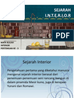 Kuliah 3 - Sejarah Interior