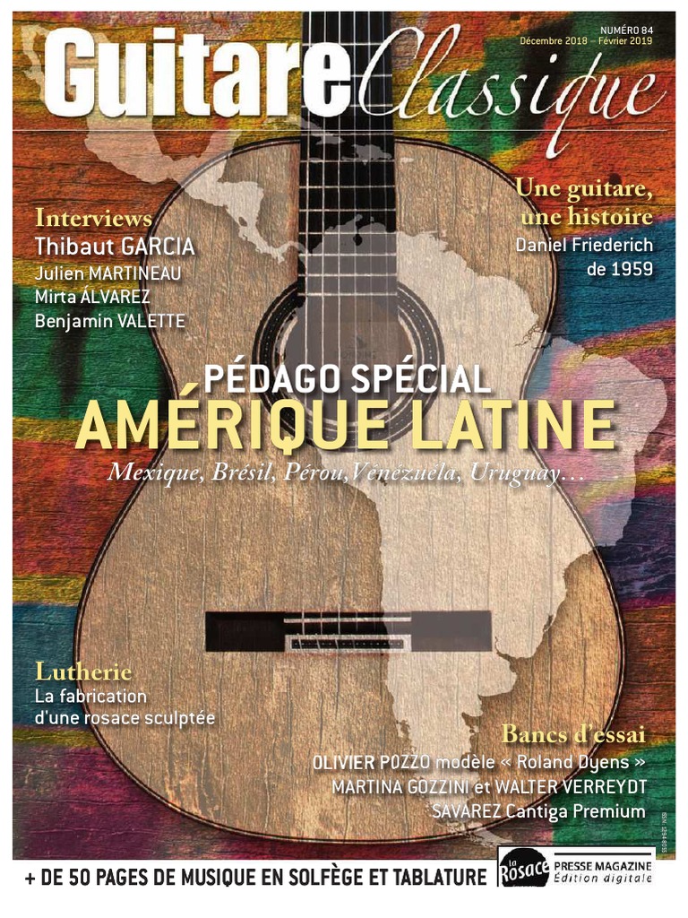 Guitare-classique-no84-2018-12-Speciale Amerique Latine PDF | PDF | Guitares  | Arts du spectacle