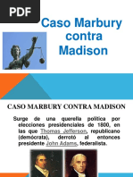 Importancia Del Caso Marbury VS Madison | PDF | James Madison | John Adams