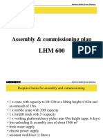 Assemble & Commission LHM 600 Mobile Harbour Crane
