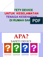 Safety Device Bagi Tenaga Kesehatan