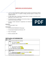 Competing On Innovation - 19-20 - Outline With Articles and Case Ref